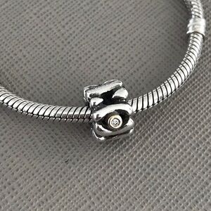 Retired Pandora charm with diamonds